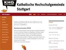 Tablet Screenshot of khg-stuttgart.de